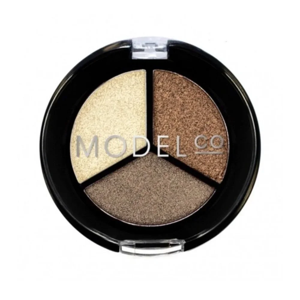Two (2) - ModelCo Metallic Eyeshadow Trio - St Tropez - New in Box